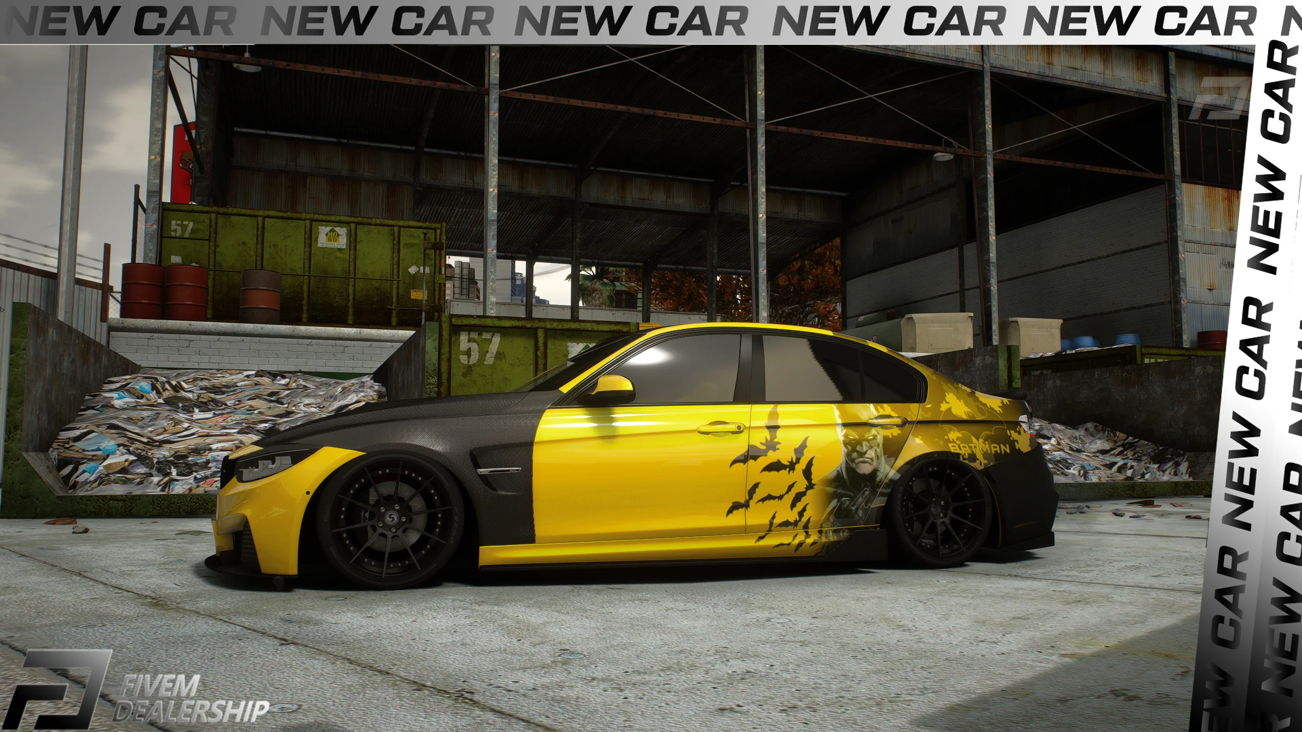 2018 BMW M3 F80 Batman Edition (Animated Windows) - Image 2