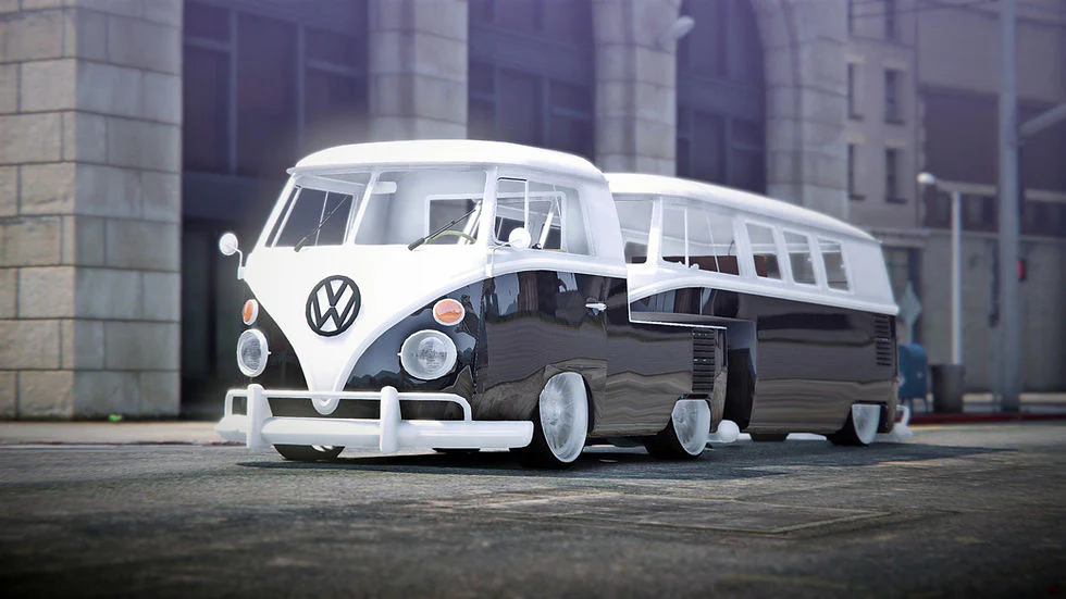 VW T1 with Trailer